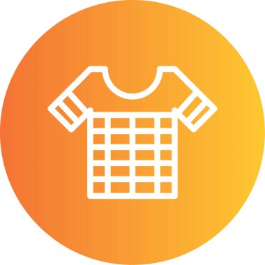 Tek bir izole simgenin vektör illüstrasyonu