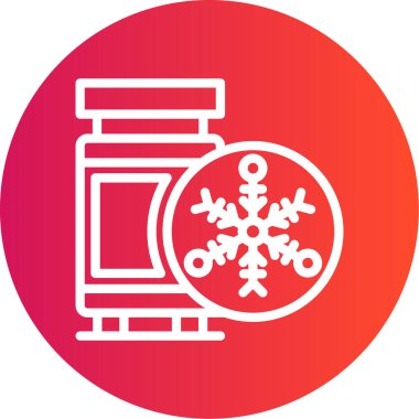 Bir noel ağacı simgesinin vektör illüstrasyonu