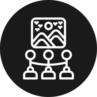 seo modern simgesinin vektör illüstrasyonu