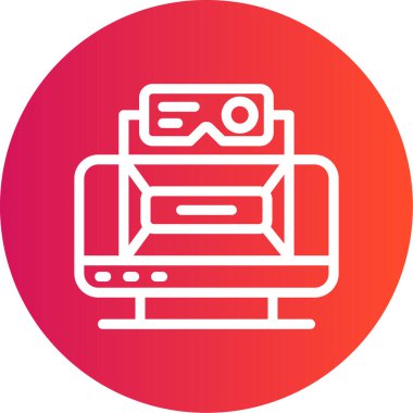 Kamera. Web simgesi basit illüstrasyon