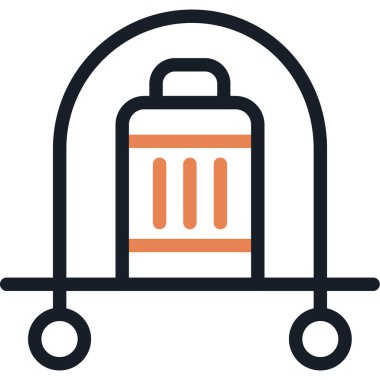 Teslimat. Web simgesi basit illüstrasyon