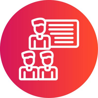 Modern simgenin vektör illüstrasyonu