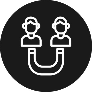 İnsan simgesinin vektör illüstrasyonu