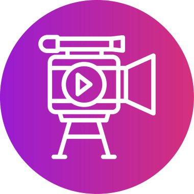 kamera simgesi vektör illüstrasyonu