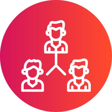 İnsan simgesinin vektör illüstrasyonu