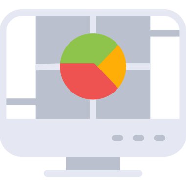 Web simgesi, basit vektör illüstrasyonu