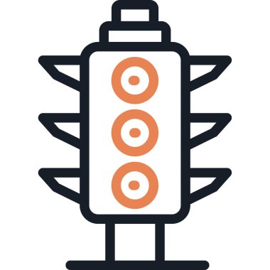 Modern simgenin vektör illüstrasyonu