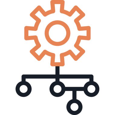 seo ve pazarlama simgesinin vektör illüstrasyonu