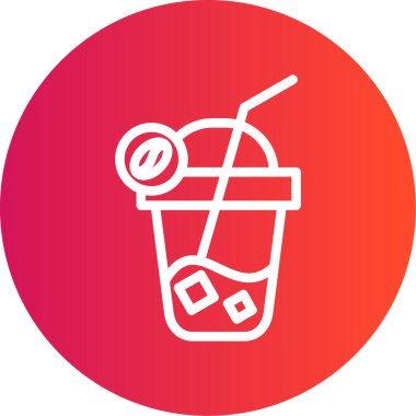 Dondurma simgesinin vektör illüstrasyonu