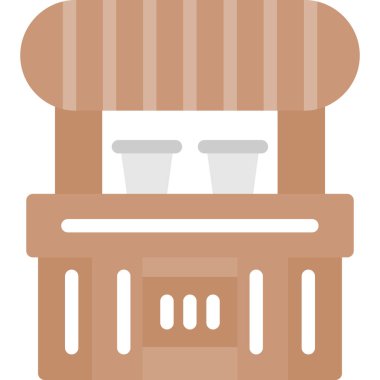 mobilya kutsal kişilerin resmi, vektör çizim