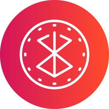 Kırmızı bir simgenin vektör illüstrasyonu