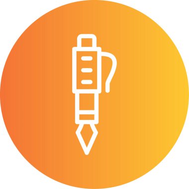 kalem simgesinin vektör illüstrasyonu