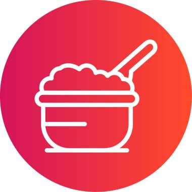 Gıda simgesinin vektör illüstrasyonu