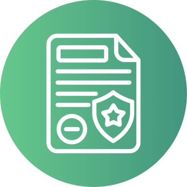 Rozet. Web simgesi basit tasarım