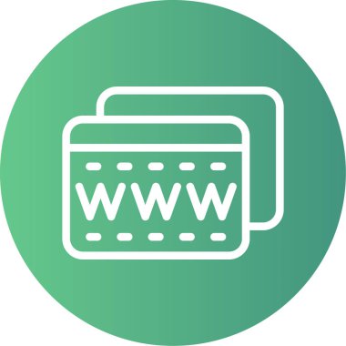 tarayıcı simgesi, vektör, illüstrasyon