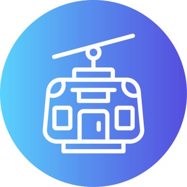 Helikopter. Web simgesi basit illüstrasyon