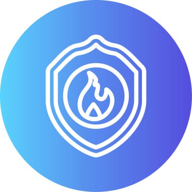 vektör ateş simgesi