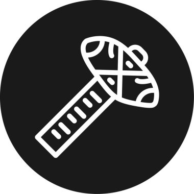 Seo ve teknoloji simgesinin vektör illüstrasyonu