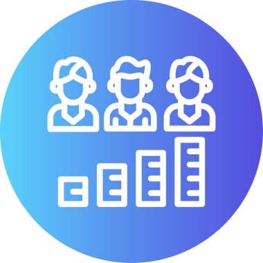 İnsan simgesinin vektör illüstrasyonu