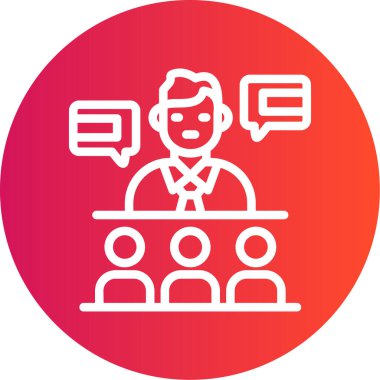 İnsan simgesinin vektör illüstrasyonu