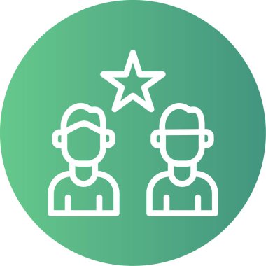 Takım simgesi vektör illüstrasyonu