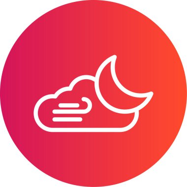 Bulut simgesinin vektör illüstrasyonu