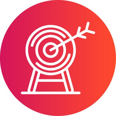 Hedef. Web simgesi basit tasarım