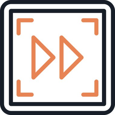 video simgesi vektör illüstrasyonu