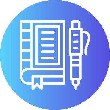 Bir belgenin vektör illüstrasyonu