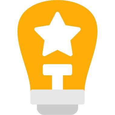 ampul vektör simgesi