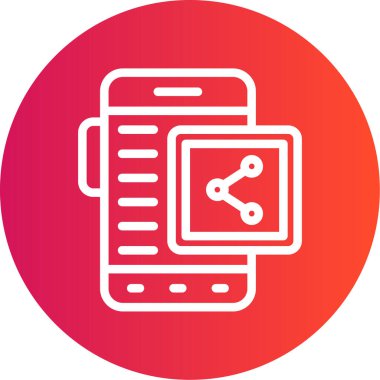 seo modern simgesinin vektör illüstrasyonu