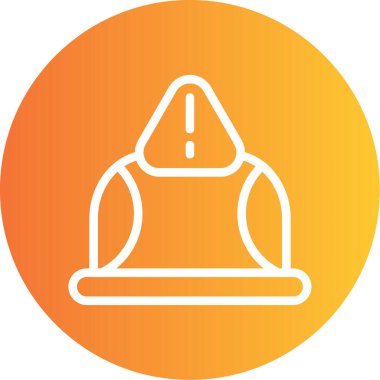 Bir insan simgesinin vektör illüstrasyonu