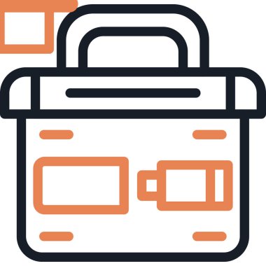 Cüzdan. Web simgesi basit illüstrasyon