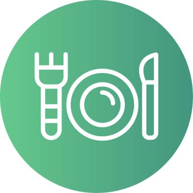 Gıda simgesinin vektör illüstrasyonu