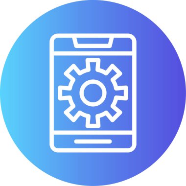 Vektör Mobil simge illüstrasyonu