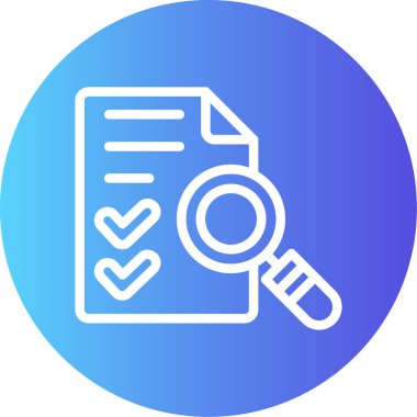 kontrol listesi simgesi, vektör illüstrasyonu