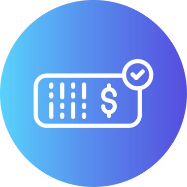 Kredi kartı simgesi, vektör illüstrasyonu