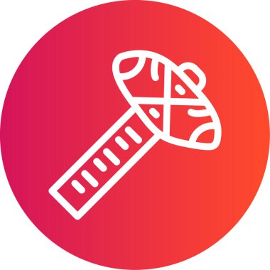 Kırmızı kurdelenin vektör çizimi