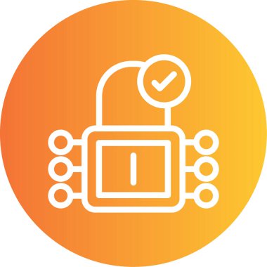 seo modern simgesinin vektör illüstrasyonu