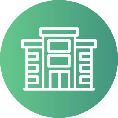 Modern ev simgesinin vektör illüstrasyonu