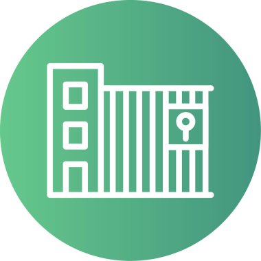 Yapı simgesinin vektör illüstrasyonu