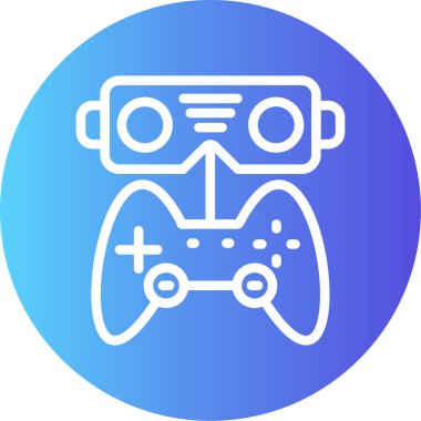 Kontrolör. Web simgesi basit illüstrasyon