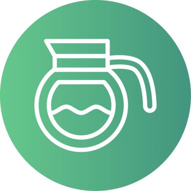 Bir gaz simgesinin vektör illüstrasyonu