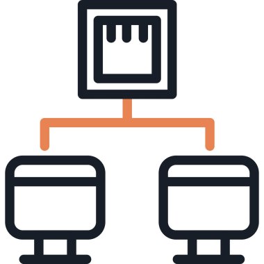 Modern simgenin vektör illüstrasyonu