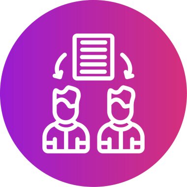 İş simgesinin vektör illüstrasyonu