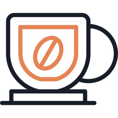 Vektör Kahve Simgesi illüstrasyonu