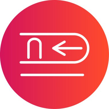 Tek bir simgenin vektör illüstrasyonu