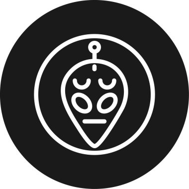 Bir b eksikliği simgesinin vektör çizimi