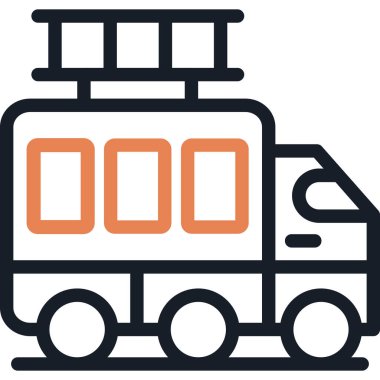 araba simgesi vektör illüstrasyonu