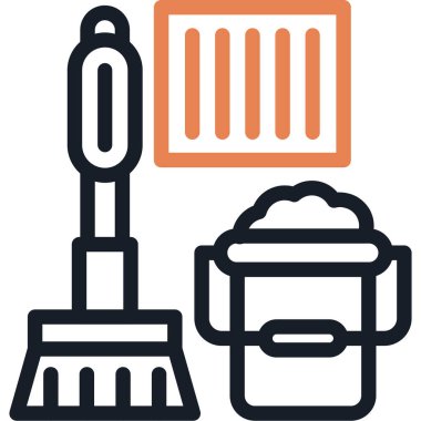 fırça fırça simgesi dış hat biçiminde